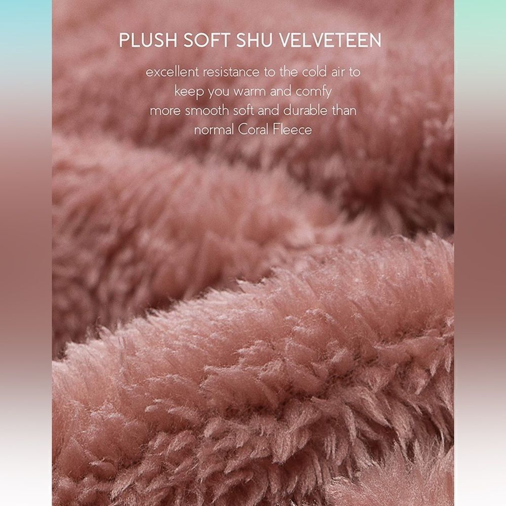 🚨 Femofit Cozy Hooded Velveteen Fleece Full Zip Jacket - Picture 6 of 11